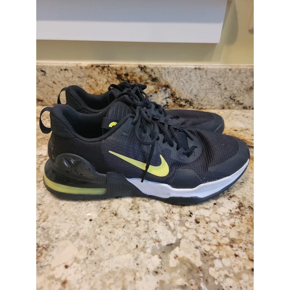 Nike Air Max Alpha Trainer 5 Black Volt Shoes Mens 11 Athletic Running Sneakers
